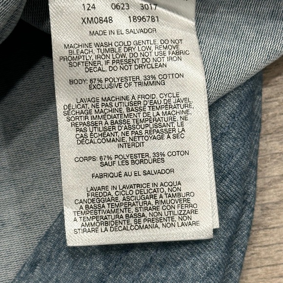 Men’s Columbia XXL 2X Crewneck Shirt T-Shirt Navy Blue Long Sleeve Omni-Wick NWT - Picture 9 of 9